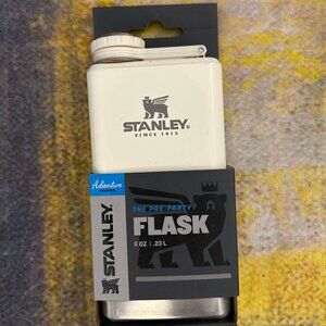 Stanley Adventure Flask – 8oz – White – “The Pre-Party” Limited Edition – NEW